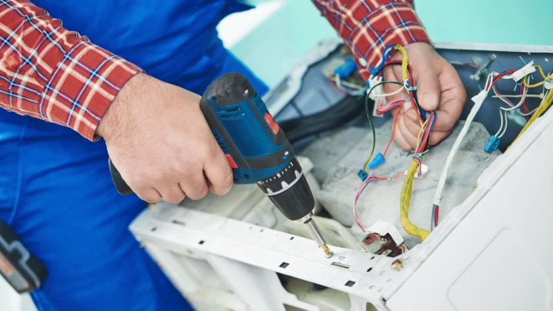 Gölbaşı Fagor Fagor çamaşır makinesi kart tamiri – Su almama arızası orijinal parça ile giderildi. - Teknik servis örneği